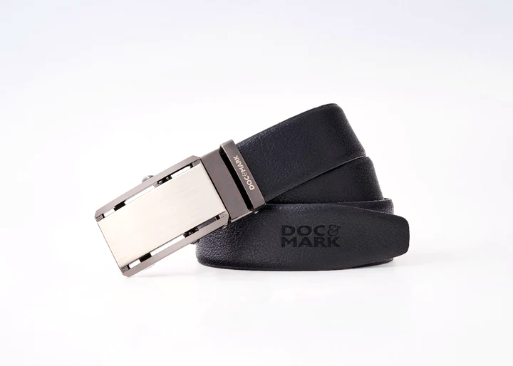 Auto Lock Reversible Leather Belt - AL110REV