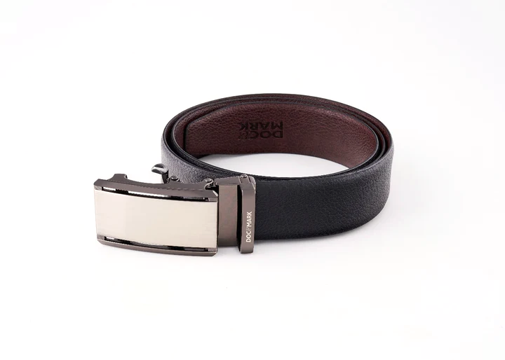 Auto Lock Reversible Leather Belt - AL110REV