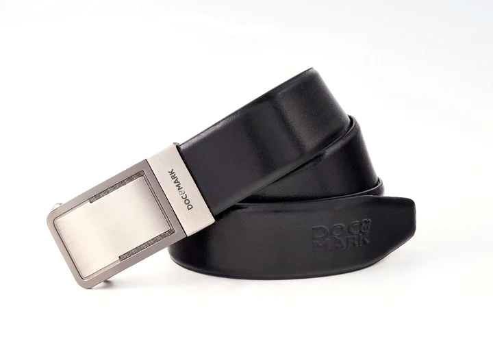 Premium Leather Men Auto Lock Turning Buckle Belt ALT71REV