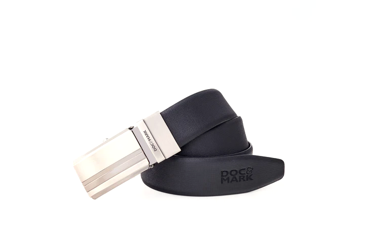 Premium Leather Men Auto Lock Turning Buckle Belt ALT77REV