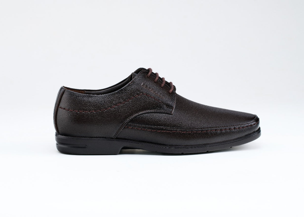 Airport-Friendly Leather Shoes 636 BK / DBN