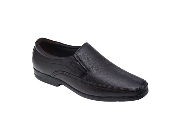 Airport-Friendly Leather Shoes 637BK & DBN