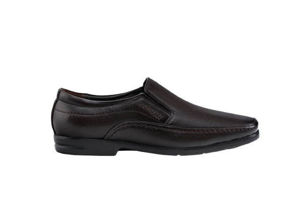 Airport-Friendly Leather Shoes 637BK & DBN