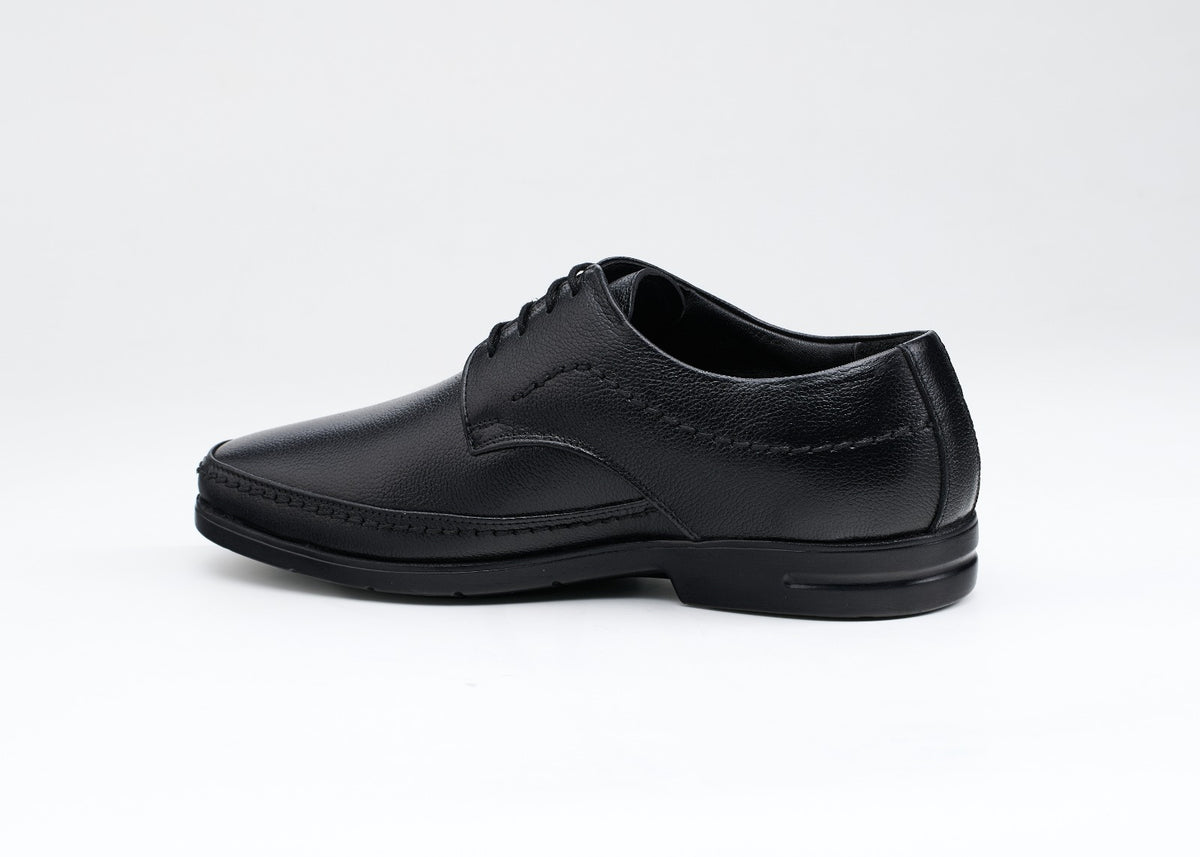 Airport-Friendly Leather Shoes 636 BK / DBN